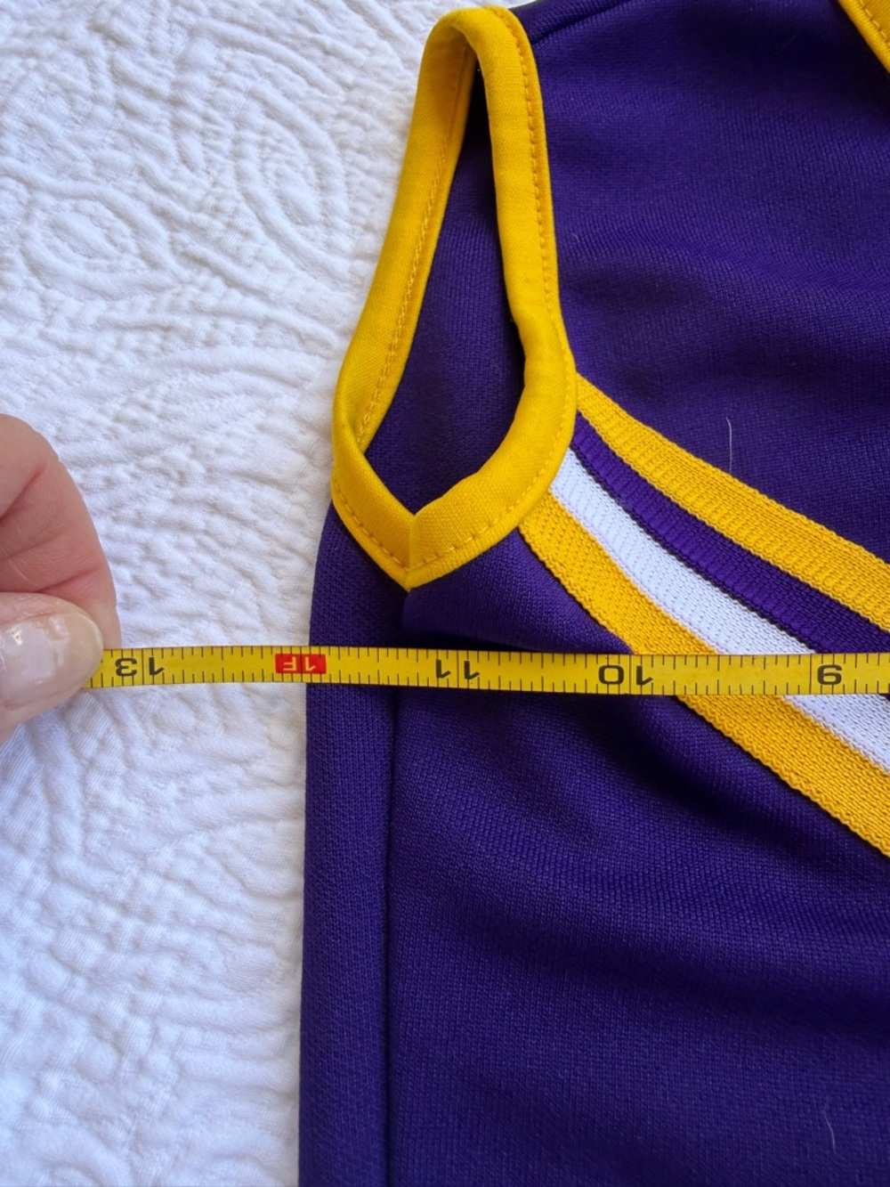 LSU Youth Purple & Gold Cheer Tank Top - Picture 3 of 10
